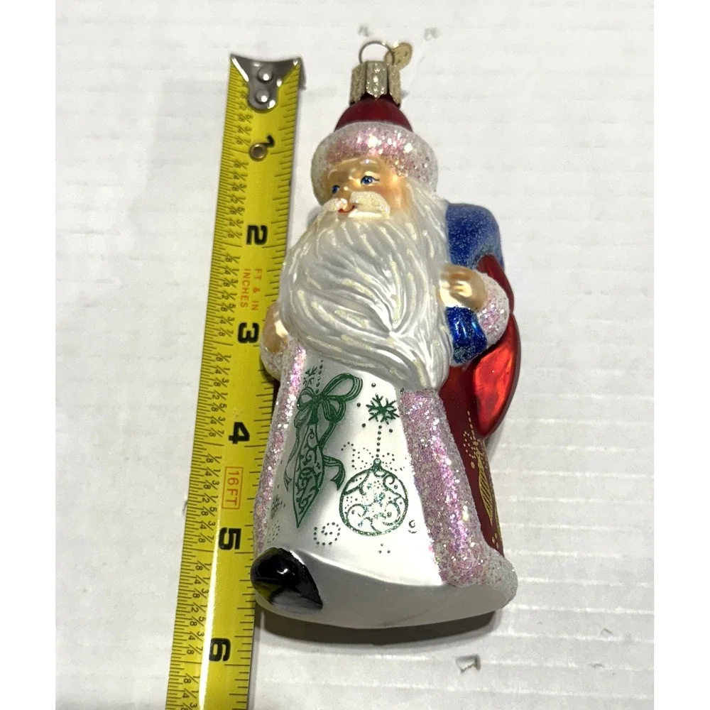 CHRISTOPHER RADKO - Glass Christmas Old World Santa Claus‎